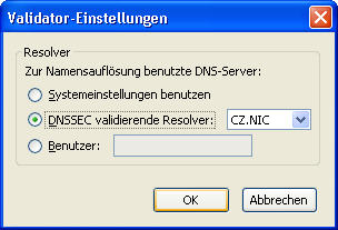 Screenshot DNSSEC Validator 3
