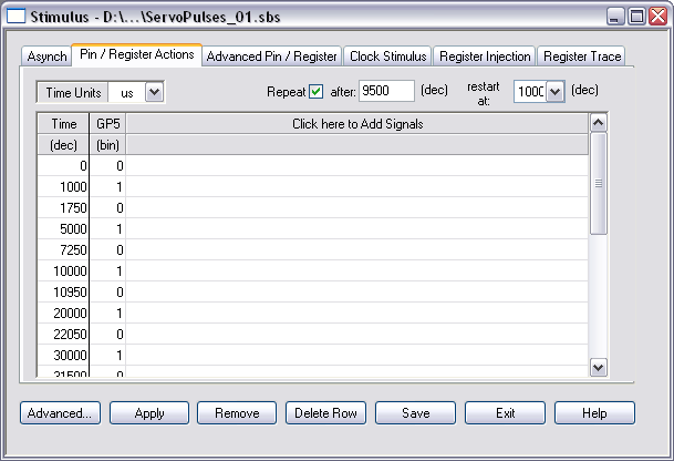 Using manual stimuli within MPSIM