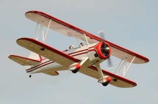 In-flight Pictures of the Great Planes Super Stearman