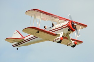 In-flight Pictures of the Great Planes Super Stearman