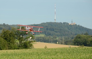 In-flight Pictures of the Great Planes Super Stearman