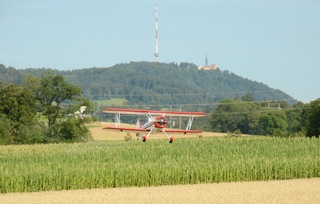 In-flight Pictures of the Great Planes Super Stearman