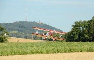 In-flight Pictures of the Great Planes Super Stearman