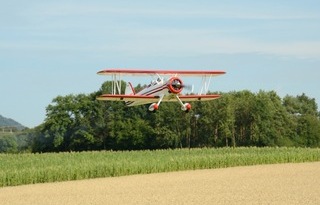 In-flight Pictures of the Great Planes Super Stearman