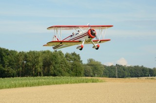 In-flight Pictures of the Great Planes Super Stearman