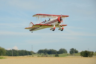 In-flight Pictures of the Great Planes Super Stearman