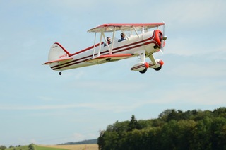 In-flight Pictures of the Great Planes Super Stearman