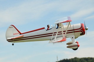 In-flight Pictures of the Great Planes Super Stearman